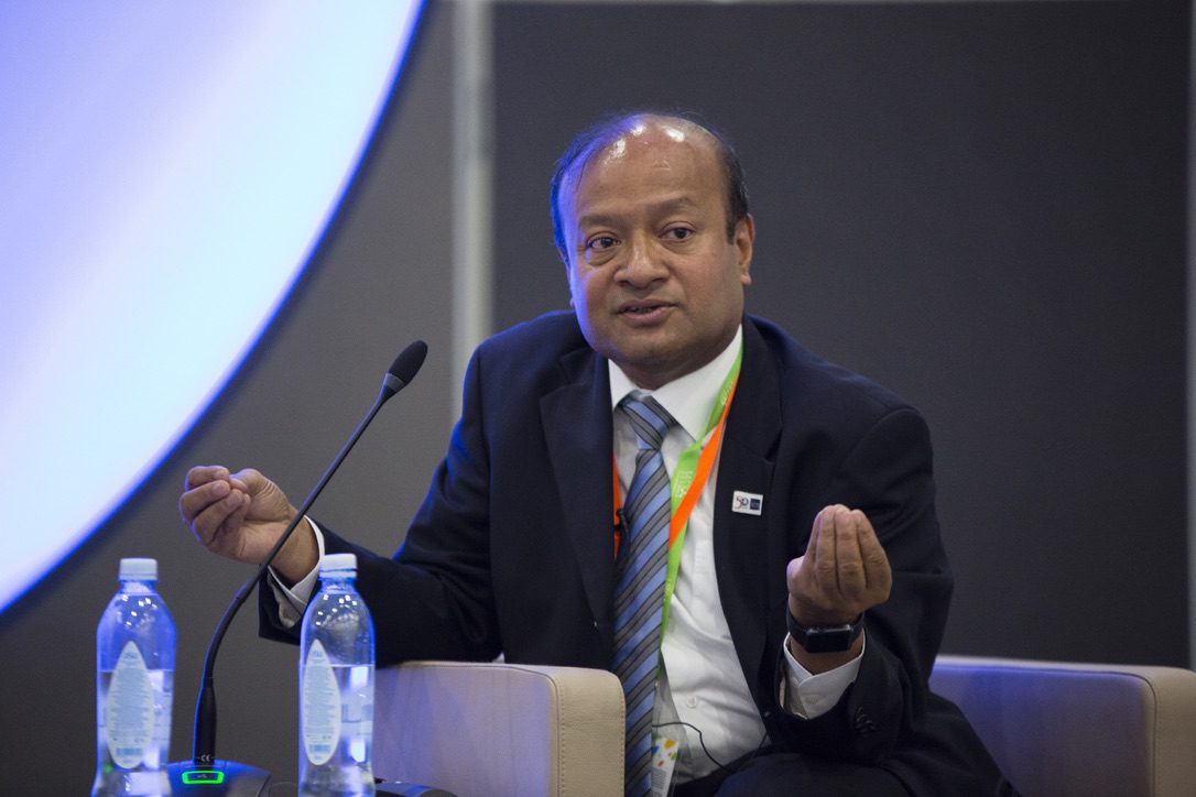 Sohail Hasnie on a conference panel