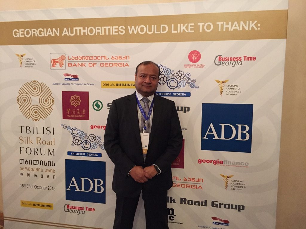 Sohail Hasnie at the Tbilisi Silk Road Forum