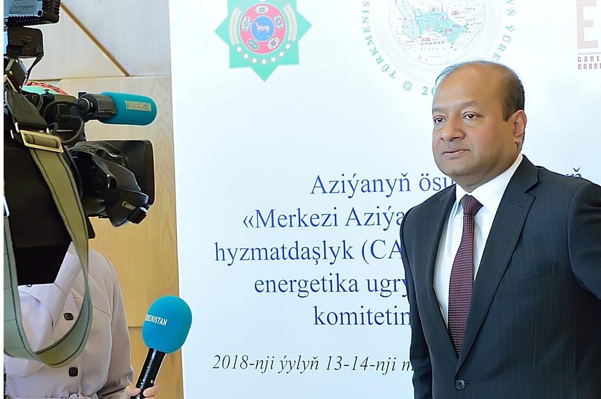 Sohail Hasnie interviewed by Turkmenistan national television
